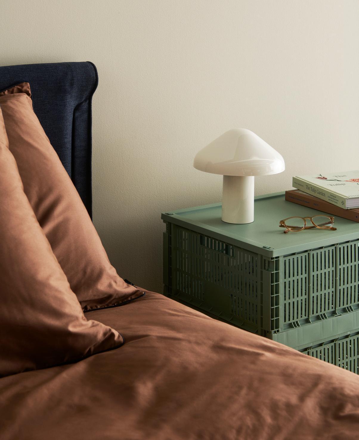 Colour Crate Plastic låg - Sage green